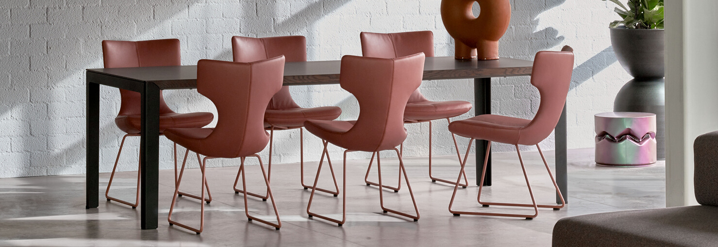 Leolux eetkamerstoelen Eijerkamp