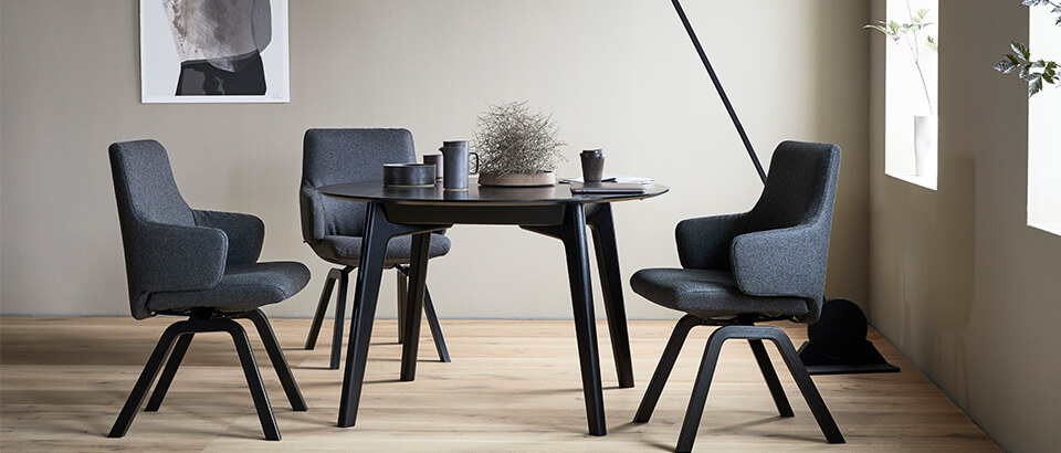 Stressless eetkamerstoelen bij Eijerkamp