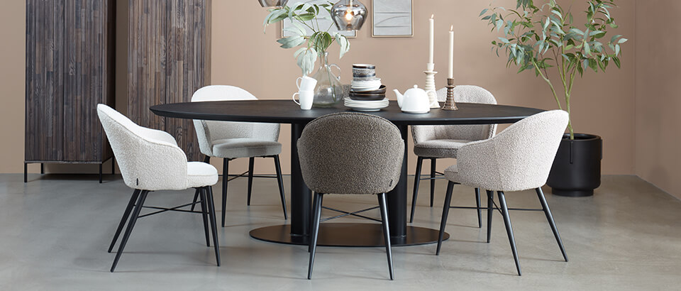 Eetkamer meubelset Soft Shapes