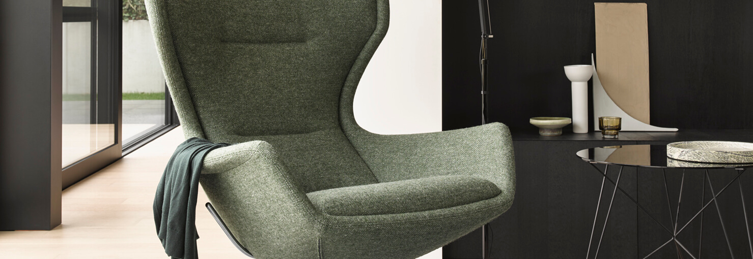 Groene fauteuils