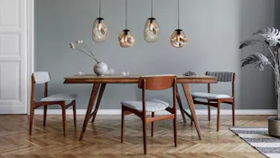 Verlichting boven de eettafel