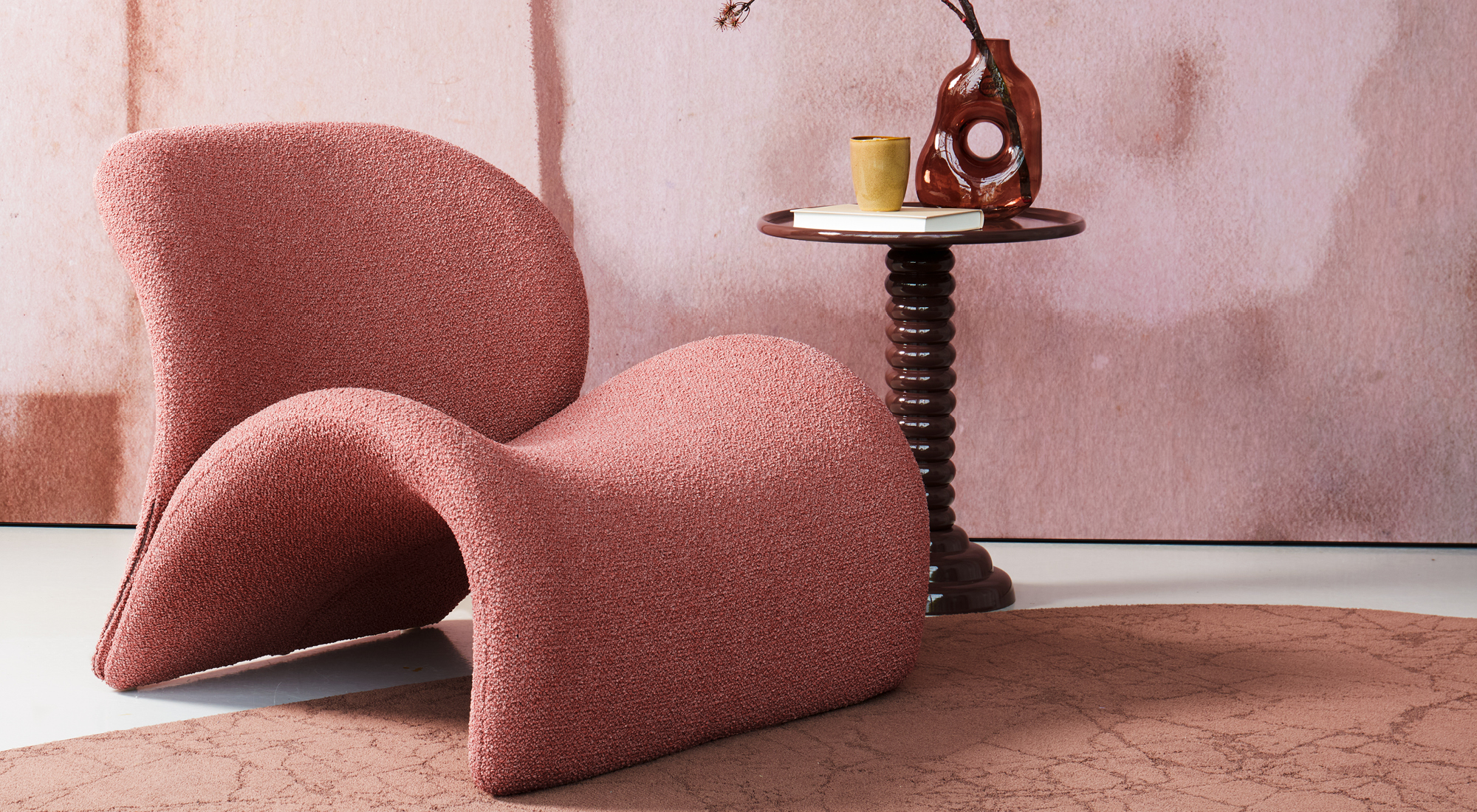 Roze fauteuils