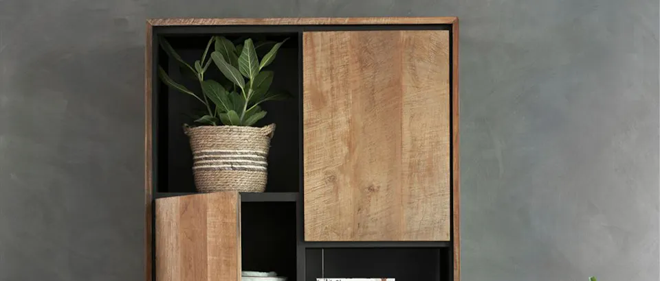 Houten boekenkasten