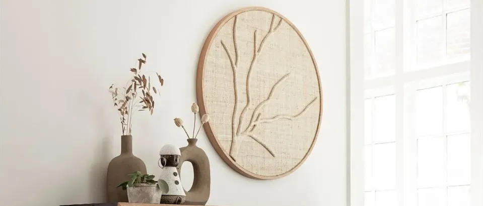 ronde wanddecoratie bij Eijerkamp
