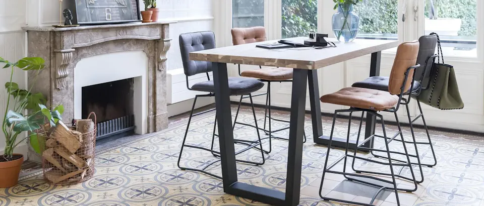 Houten bartafel Henders en Hazel