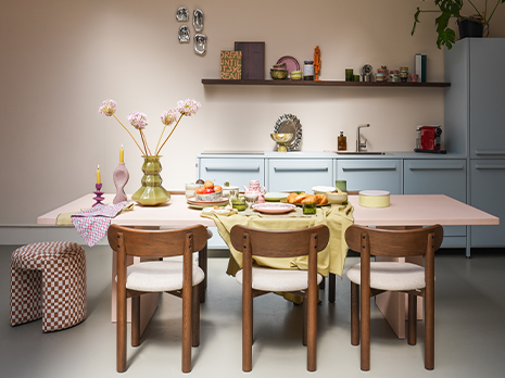 Eclectisch kantoor interieur